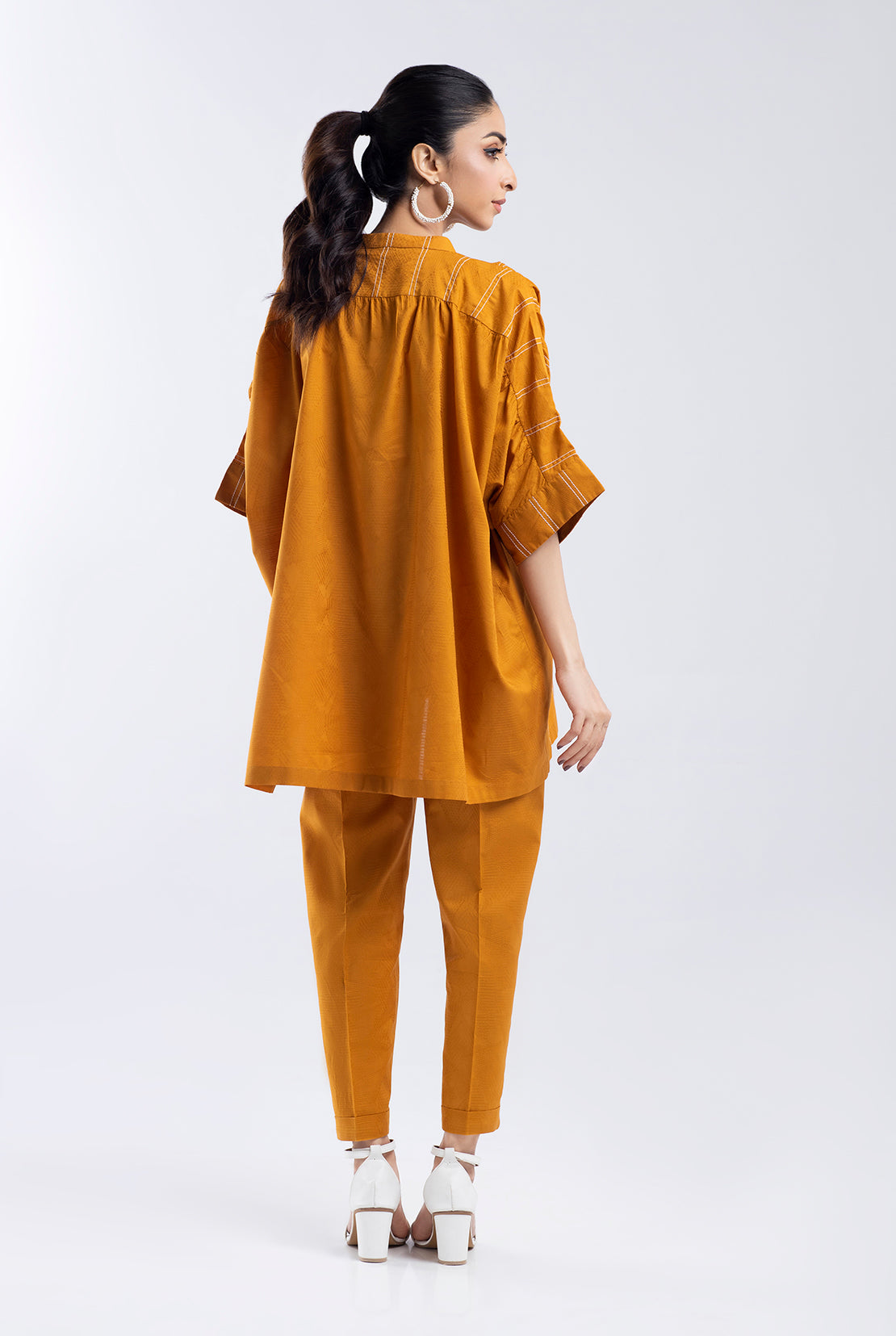 Embroidered Chiffon Fabric (2Pcs) | LF-718