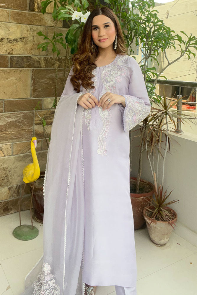 Tissa with Fine Embroidery | Ansab Jahangir