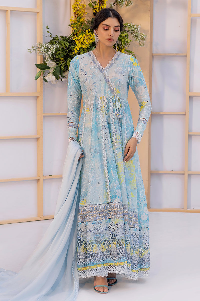 AJDT-10 PRINTED SWISS LAWN (1-PC)