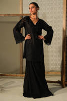 Black Crystal Rose Shirt