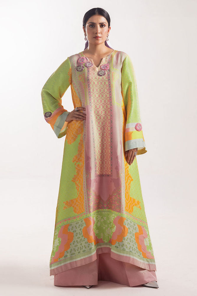 Aelia Shirt and Dupatta with Fine Embroidery | AJ