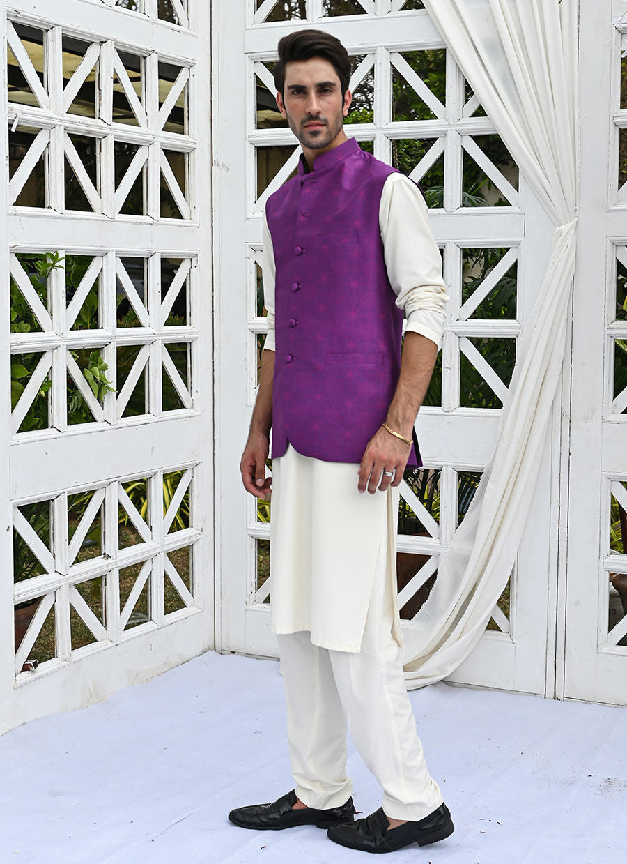Farzaneh Purple Waistcoat