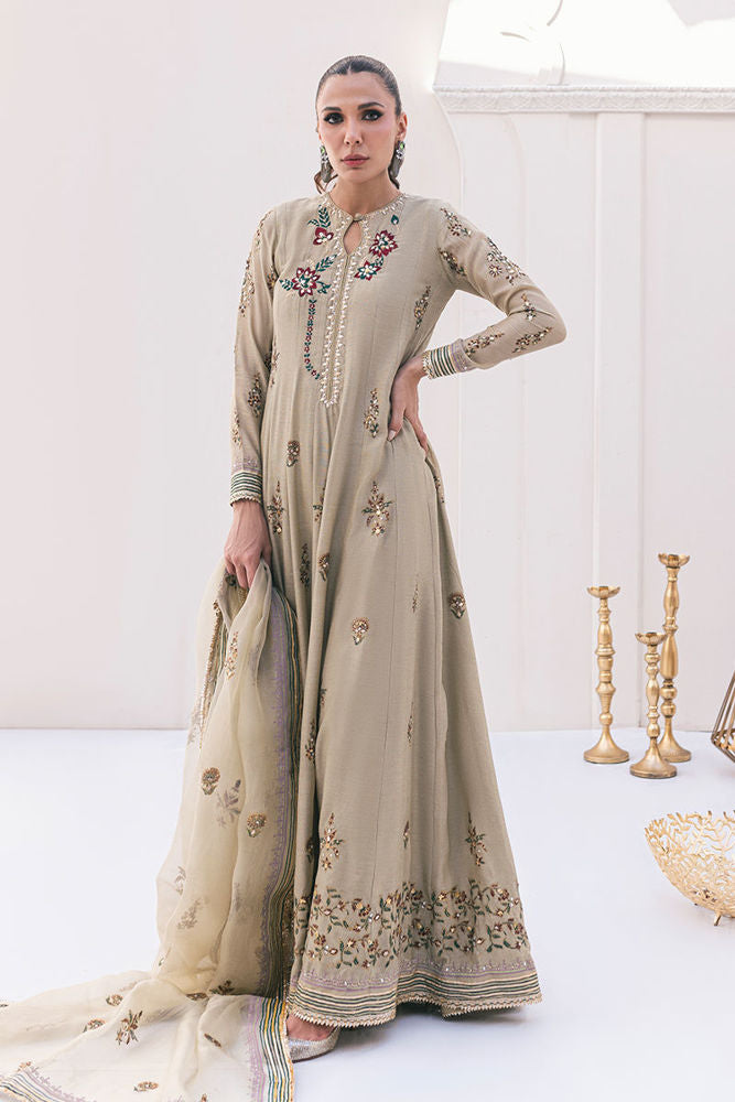 Gulbadan Kalidaar and Dupatta with Modern Styling | AJ
