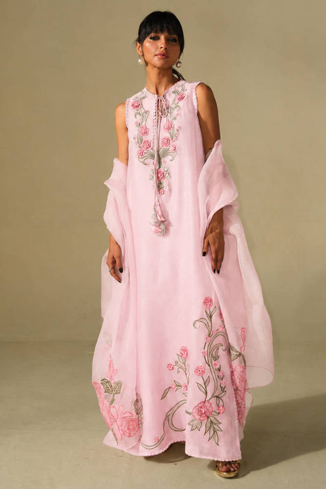 Beige Rose In Pink