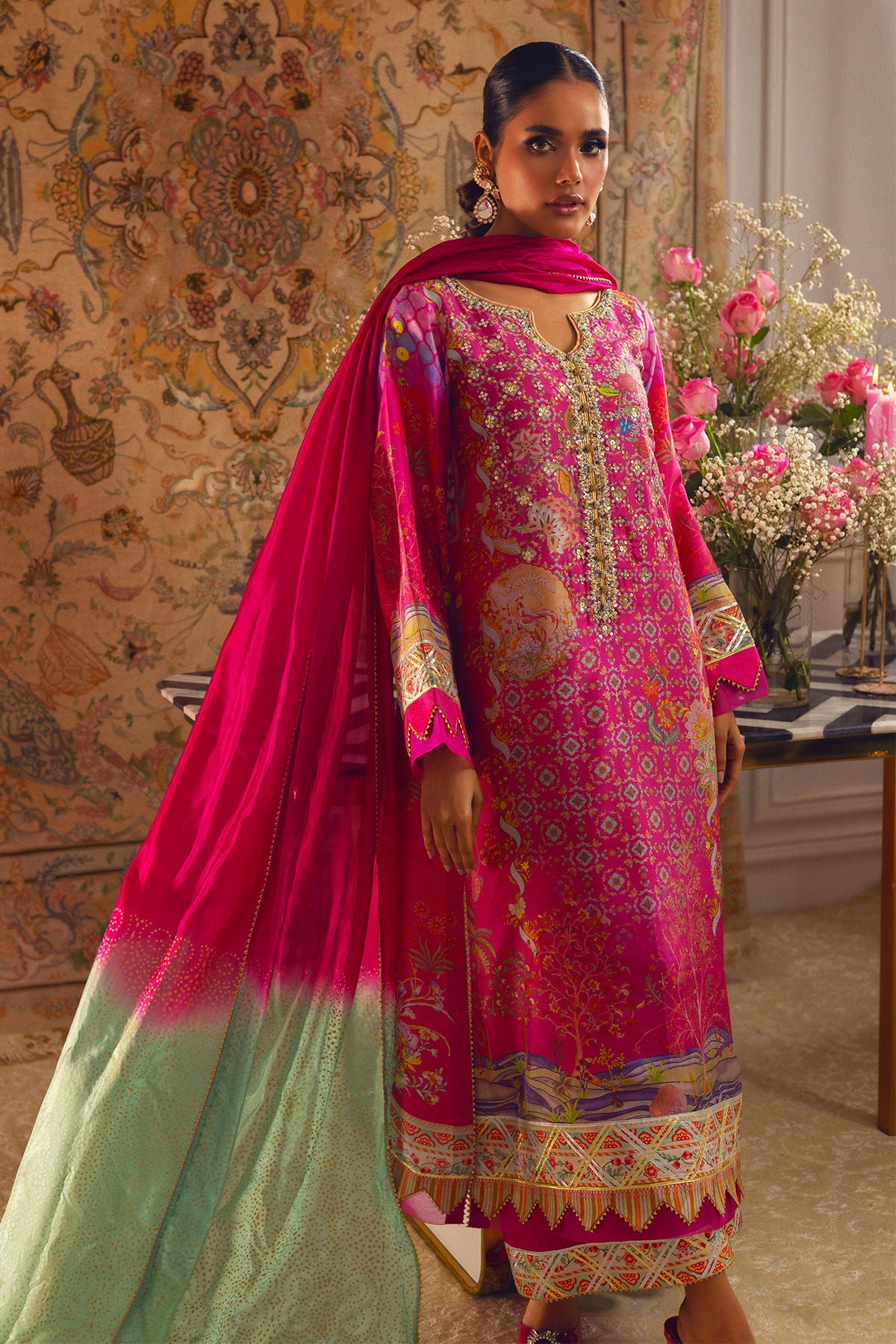 Misaka - Shirt, Pants and Dupatta