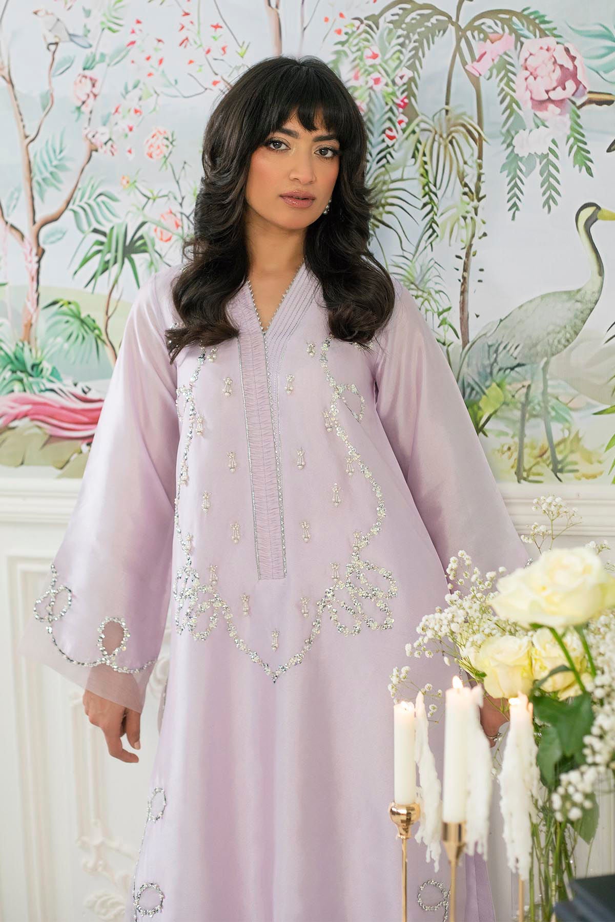 Alyra Lilac - Shirt And Pants