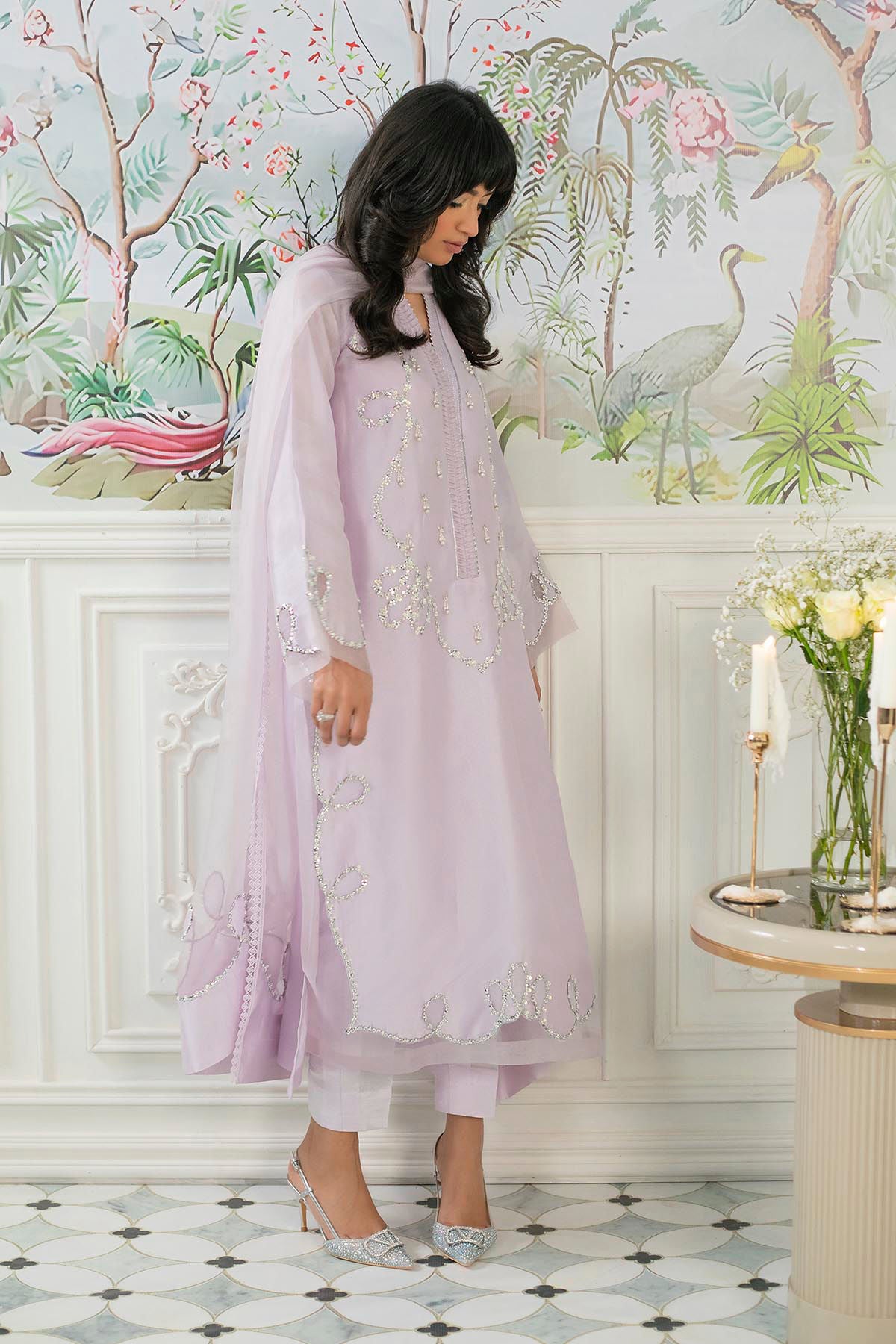 Alyra Lilac - Shirt And Pants