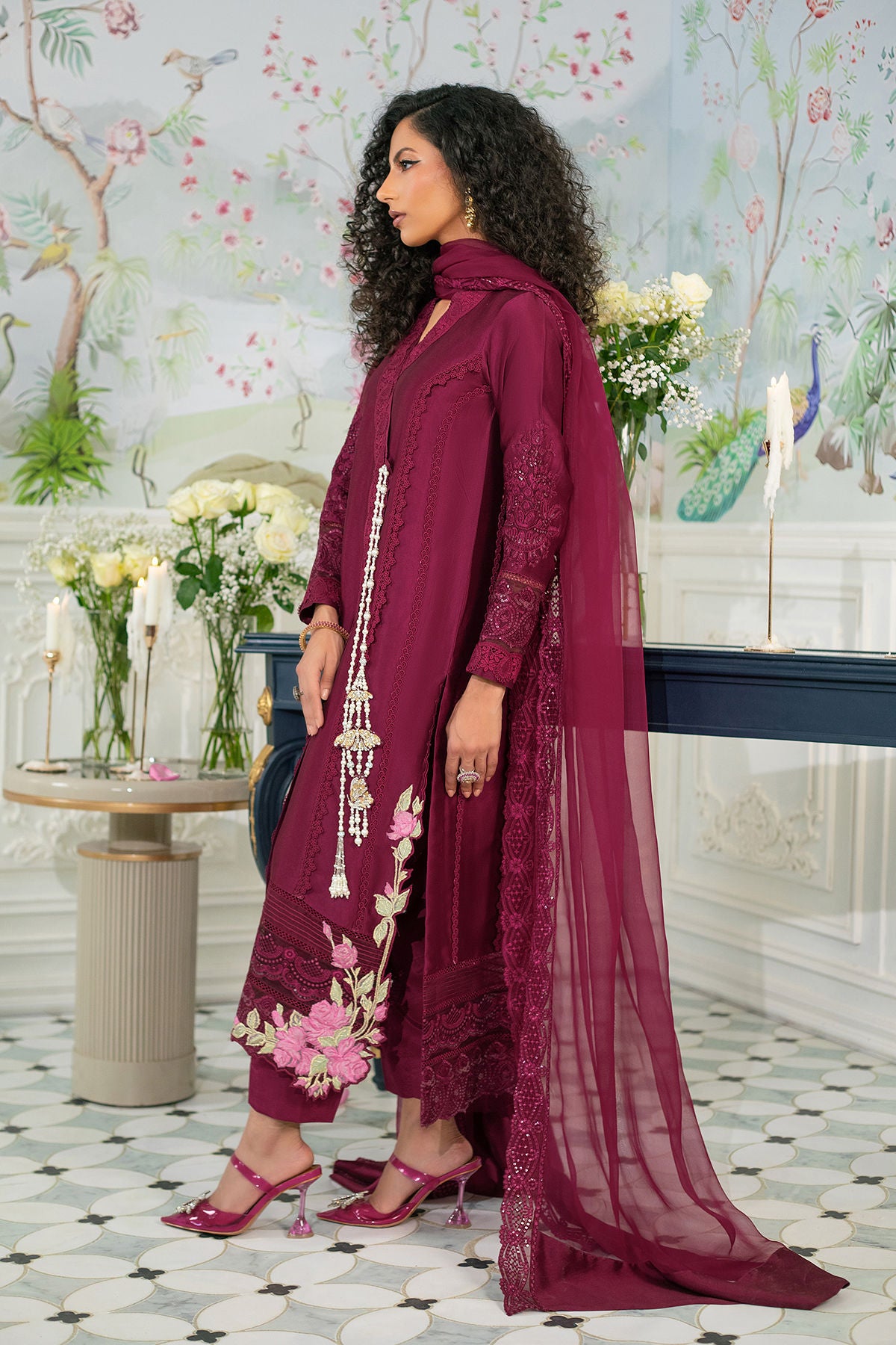 Arela - Angharka, Pants And Dupatta