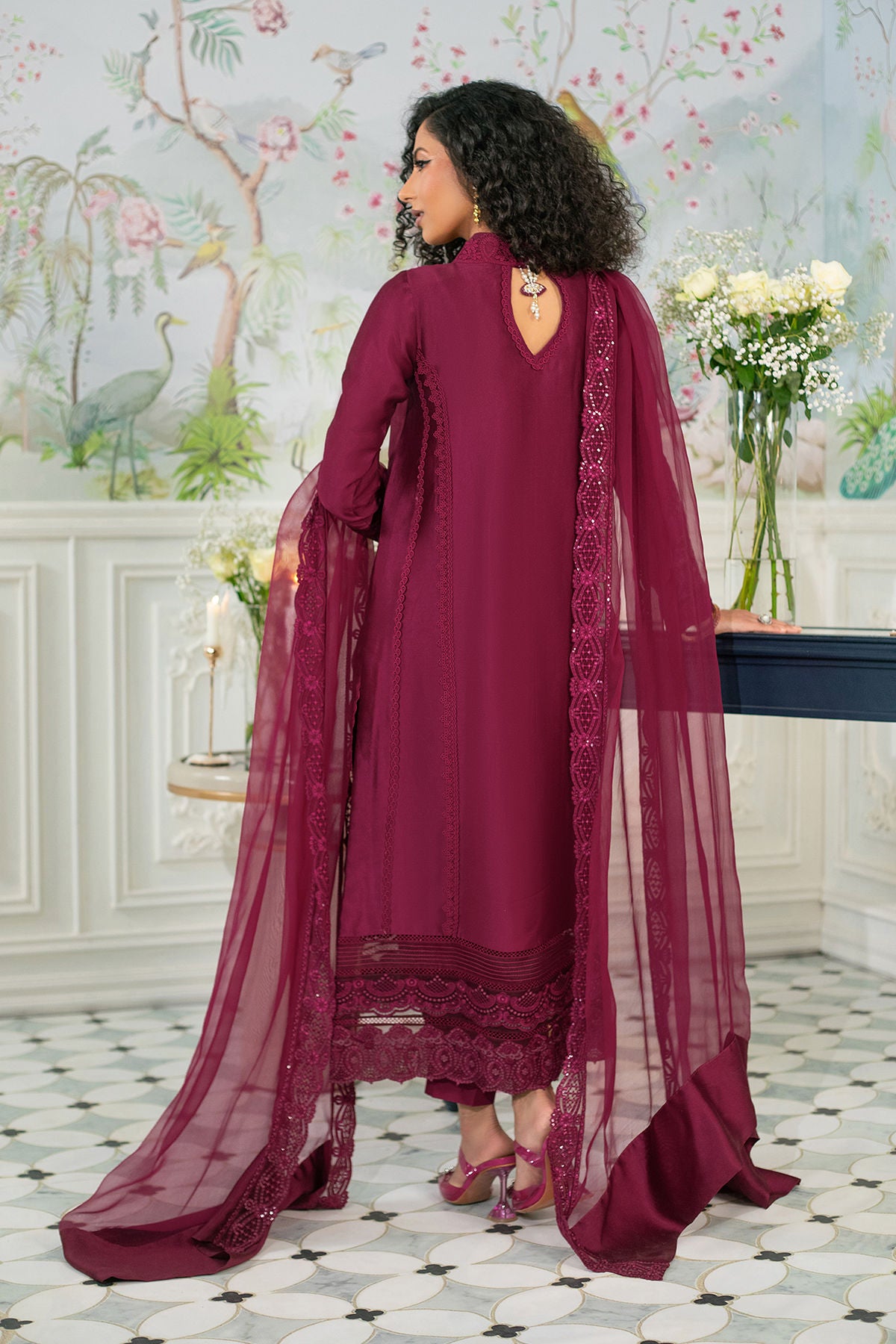 Arela - Angharka, Pants And Dupatta