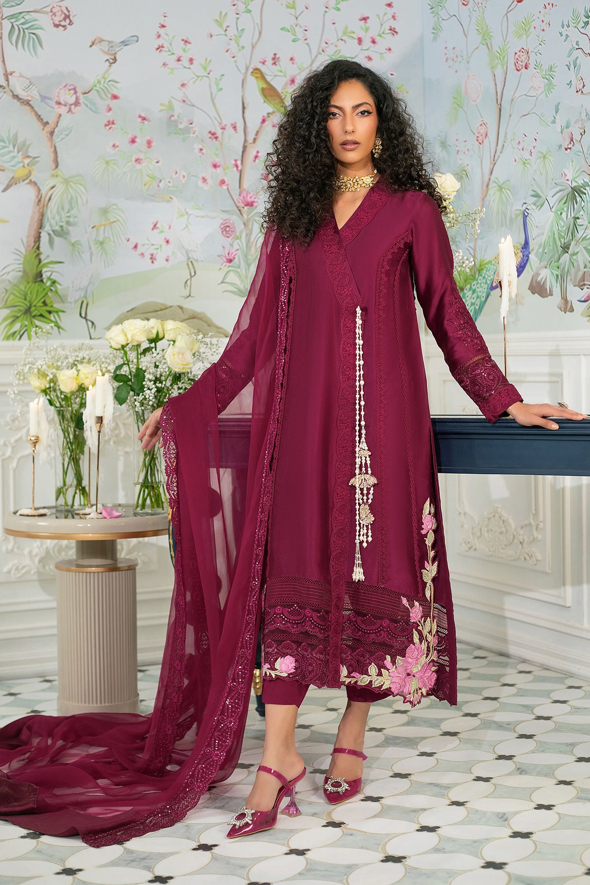 Arela - Angharka, Pants And Dupatta