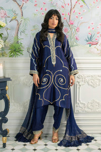 Izali Midnight - Shirt, Pants And Dupatta
