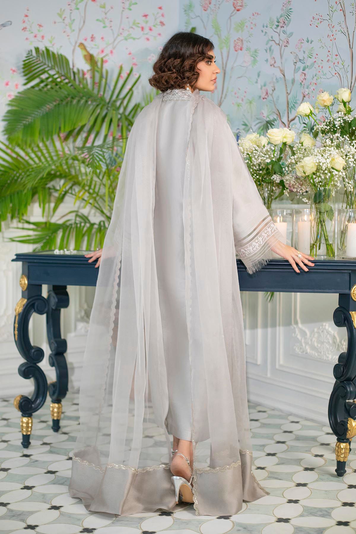 Lainey Grey - Shirt, Pants And Dupatta