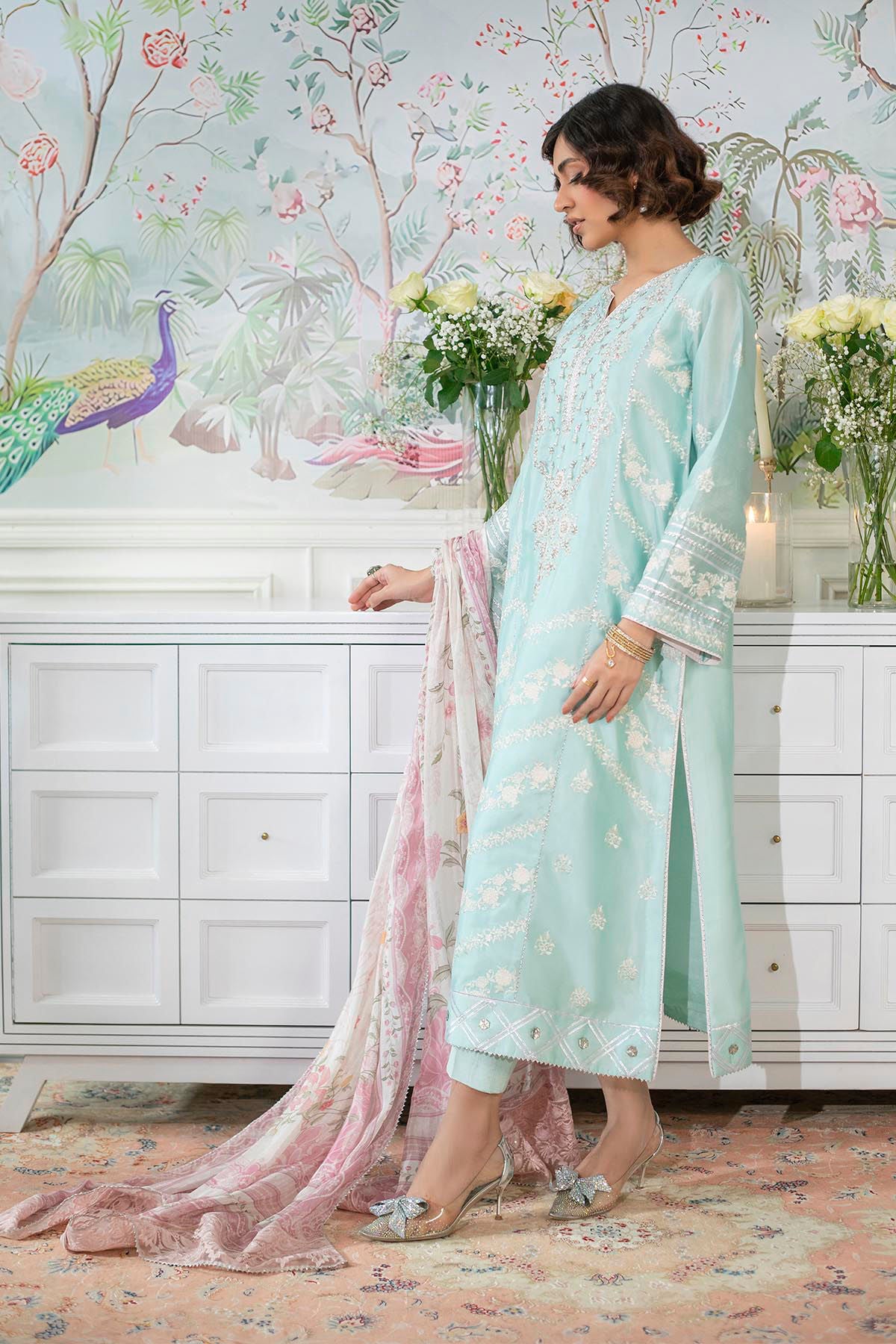 Elesia - Shirt, Pants And Dupatta