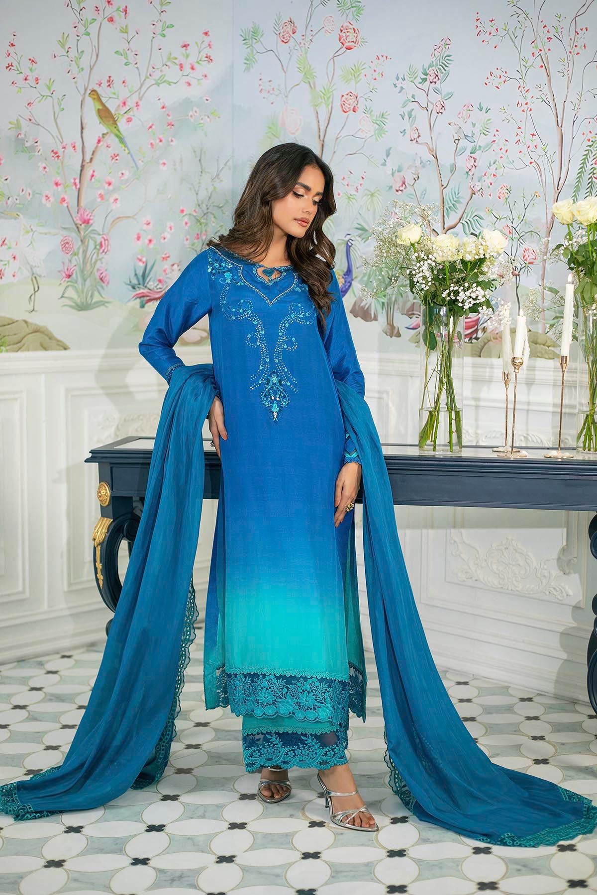 Zerni - Shirt And Dupatta
