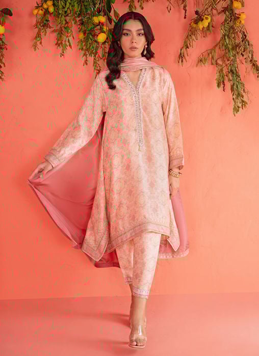 Zohra Lapis Shirt And Dupatta
