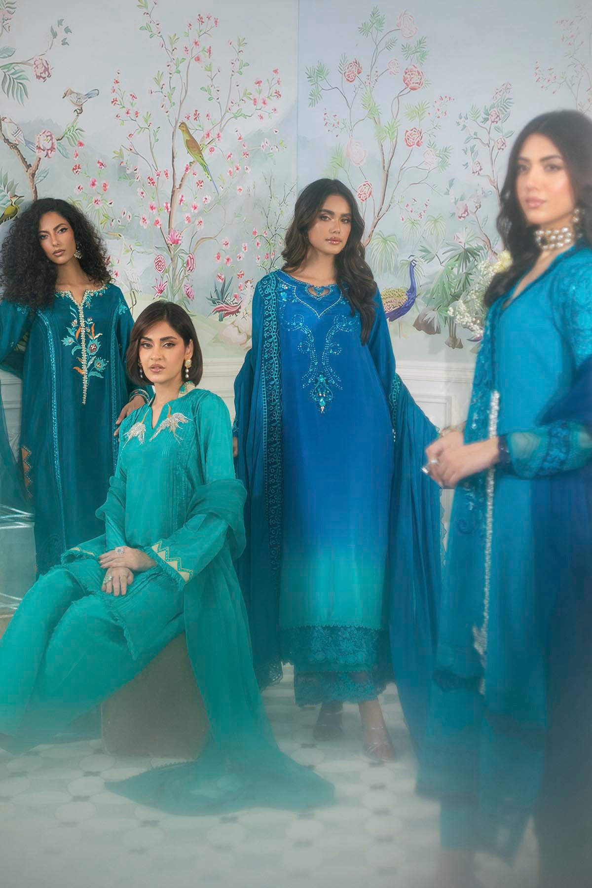 Enala - Angharka, Pants And Dupatta