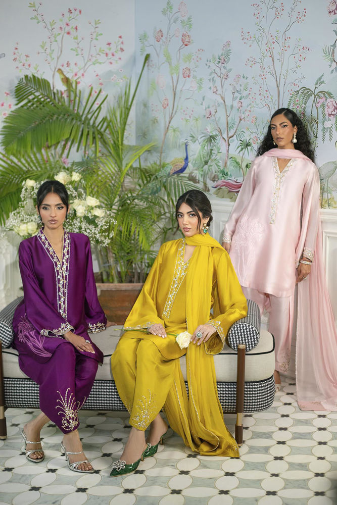 Melanie Rose Pink - Shirt And Dupatta