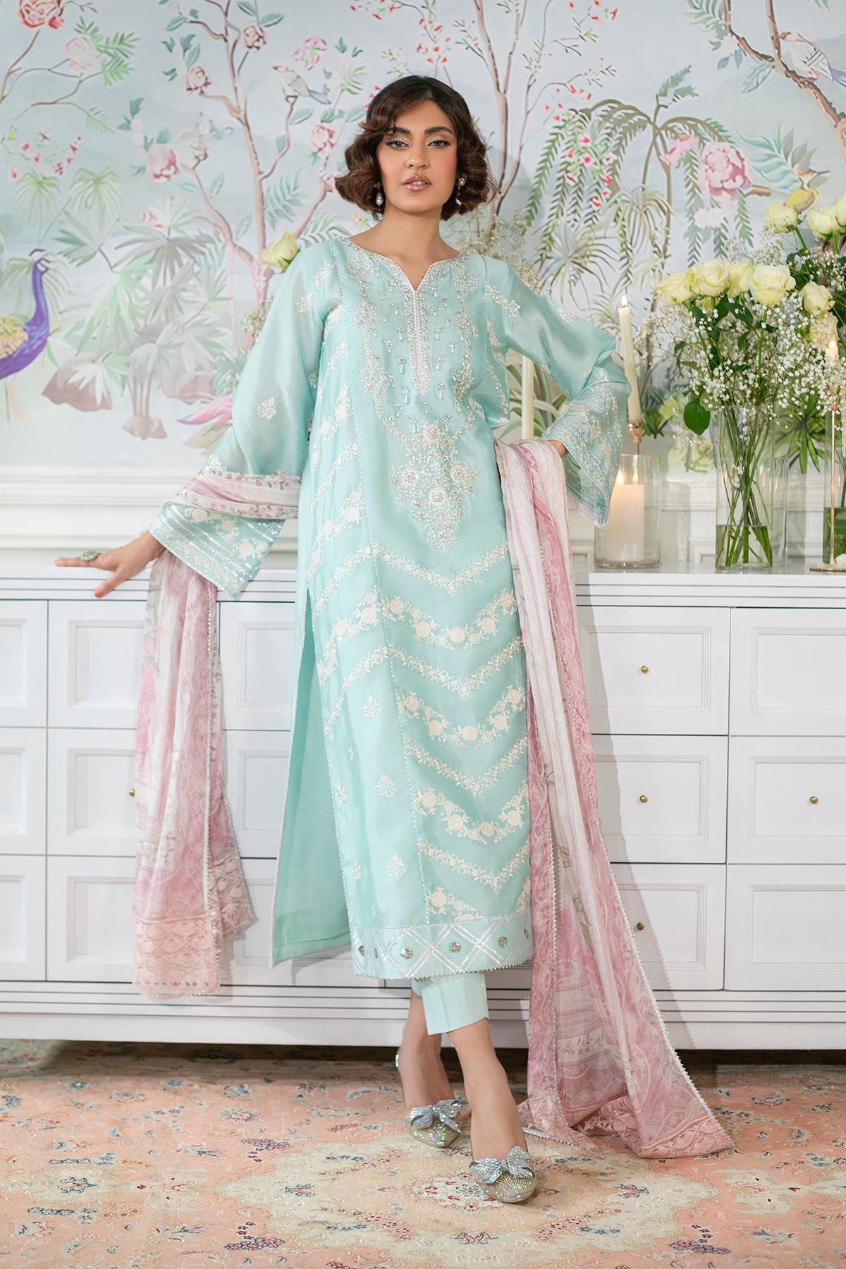 Elesia - Shirt, Pants And Dupatta