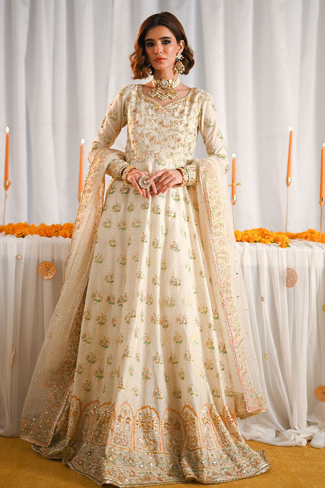 AJUW-14 EMBROIDERED KHADDAR 3 Pcs