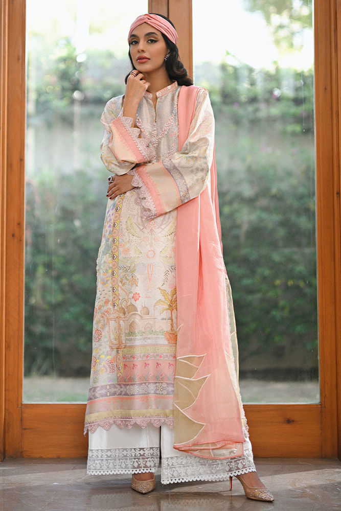 Cali Shirt and Dupatta with Timeless Appeal | Ansab Jahangir