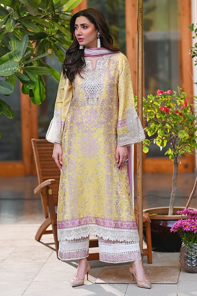 Paloma Shirt and Dupatta with Fine Embroidery | AJ