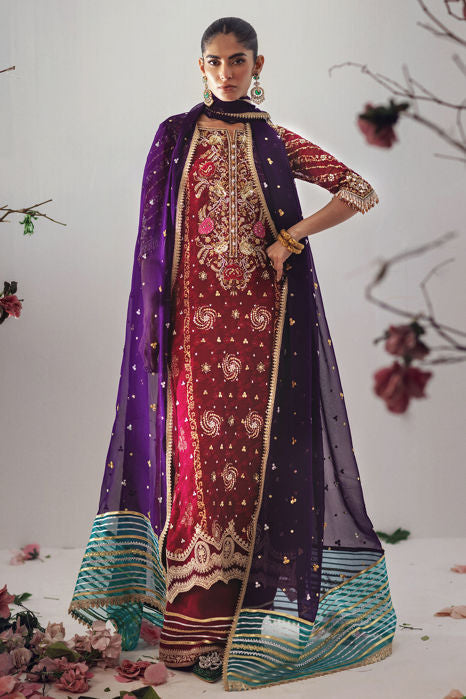 Khumar Kalidar (Kalidar and Dupatta)