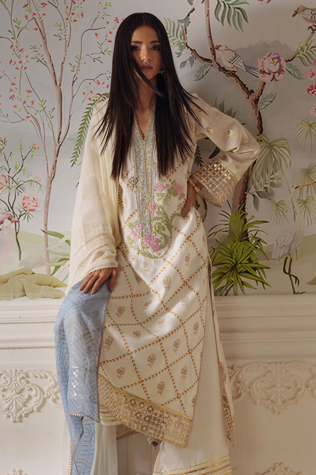Fasila (Shirt, Pants and Dupatta)
