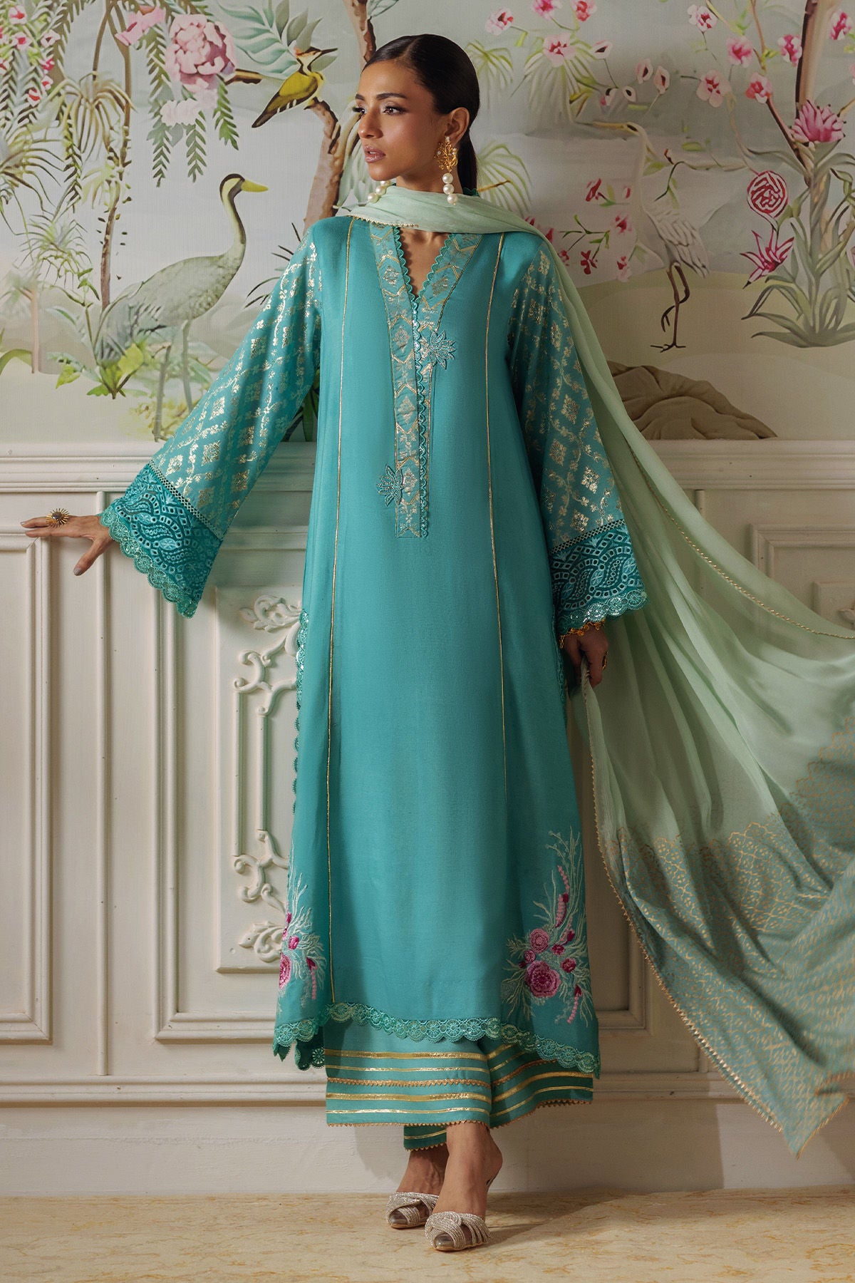 Reshaal (Shirt, Pants and Dupatta)