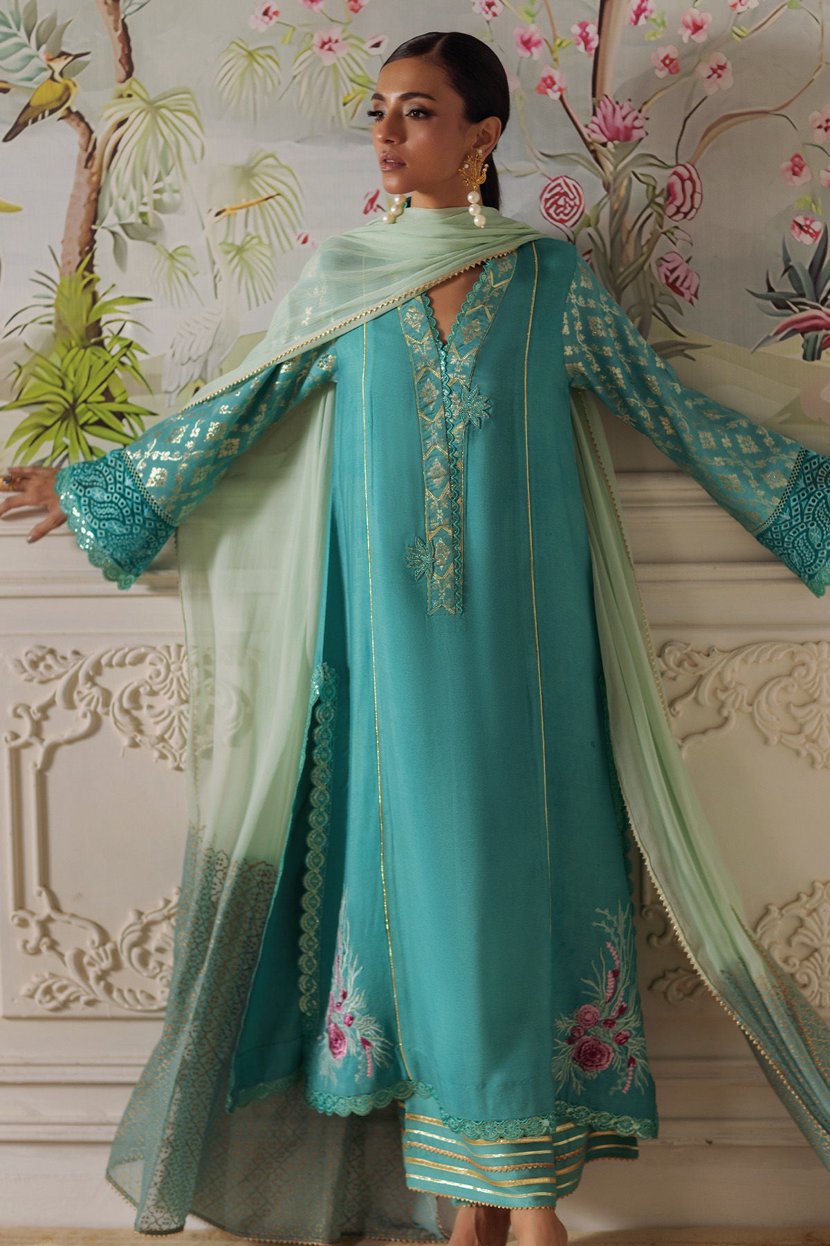 Reshaal (Shirt, Pants and Dupatta)