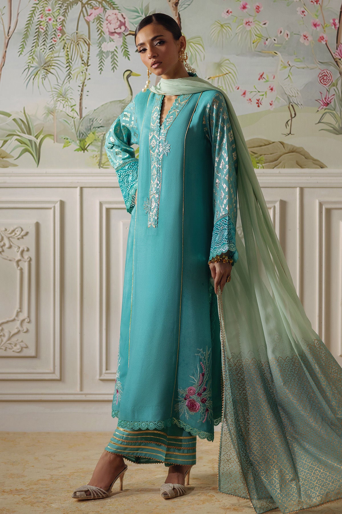 Reshaal (Shirt, Pants and Dupatta)