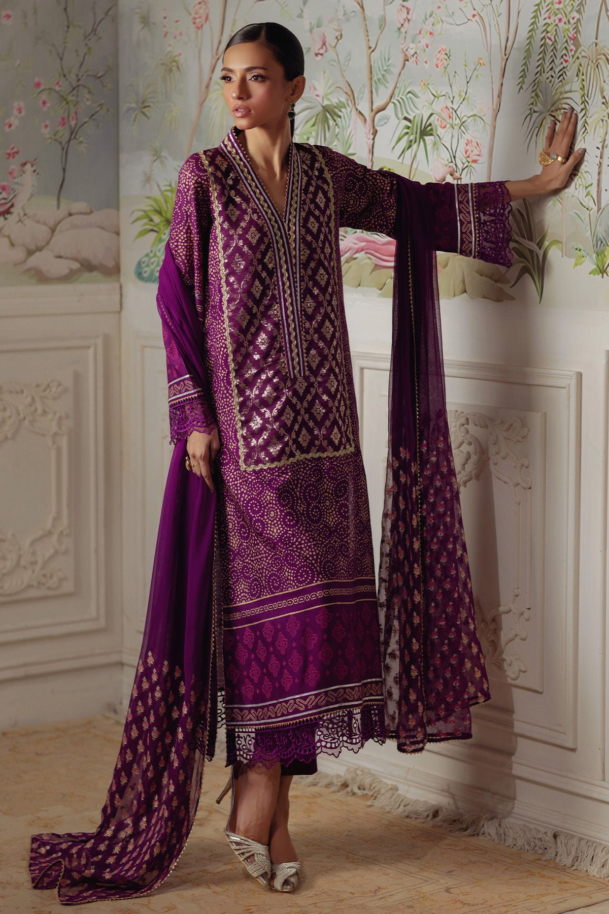 Hurmia (Shirt, Pants and Dupatta)