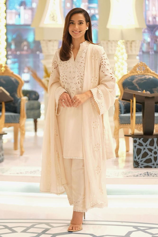 Ivana with Fine Embroidery | Ansab Jahangir