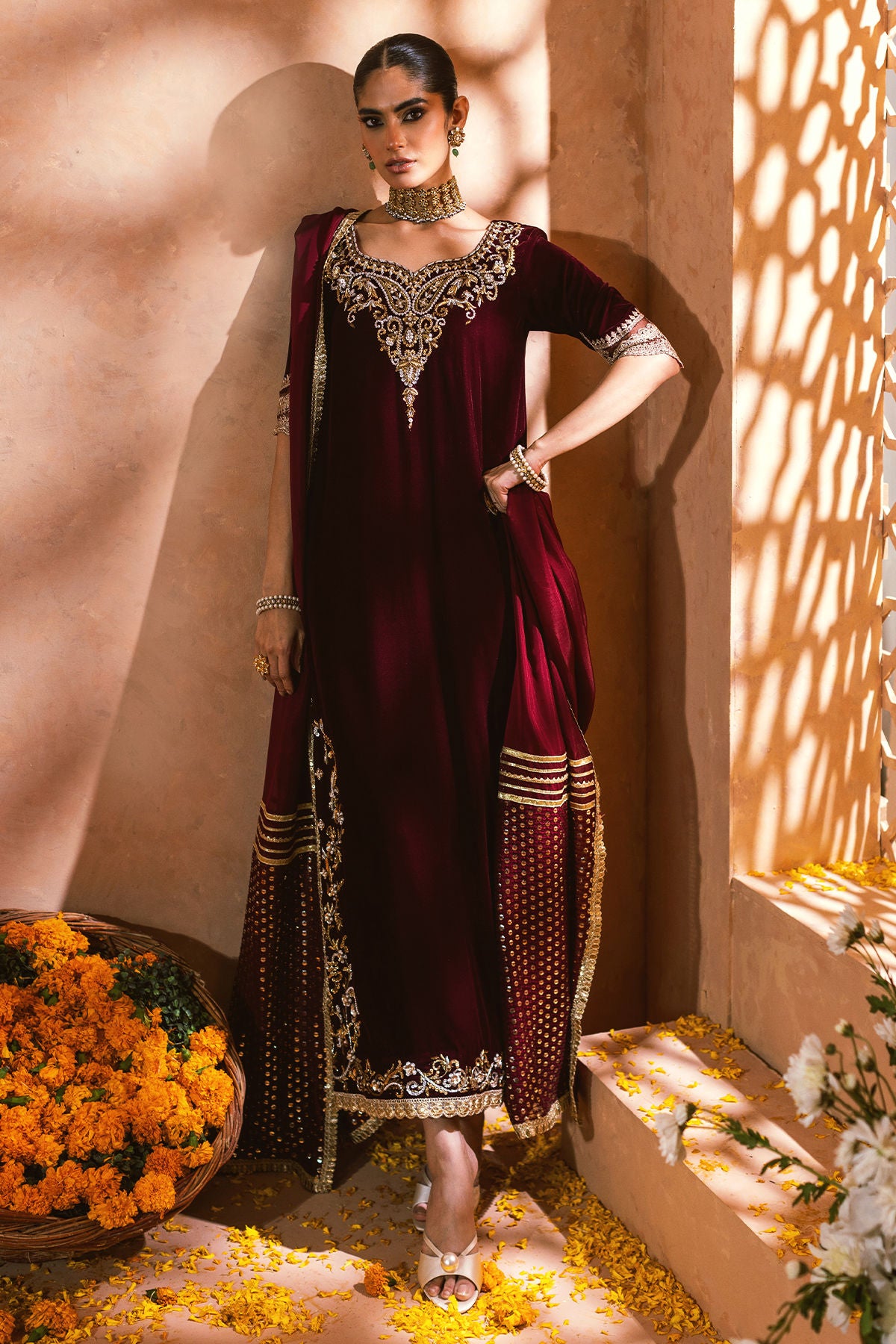 Dahlia (Shirt, Pants and Dupatta)