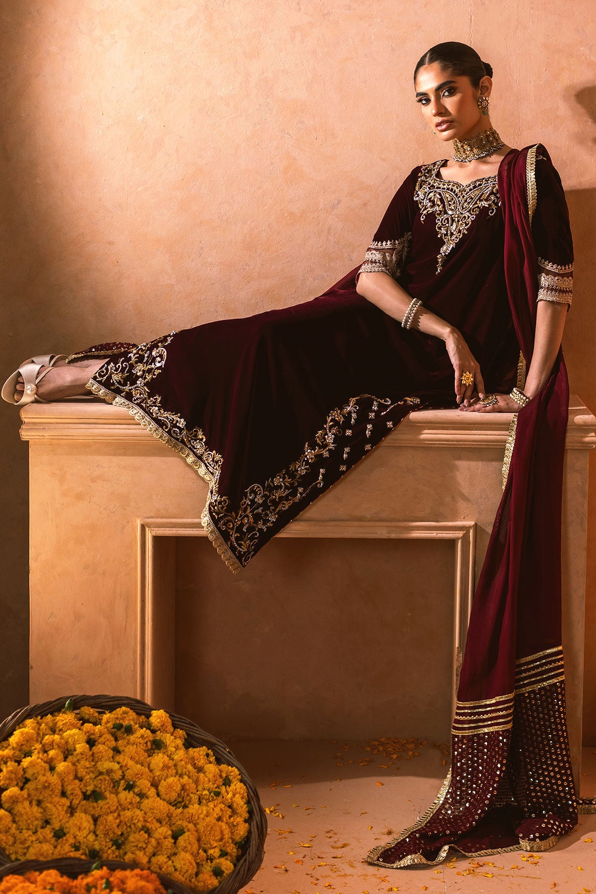 Dahlia (Shirt, Pants and Dupatta)