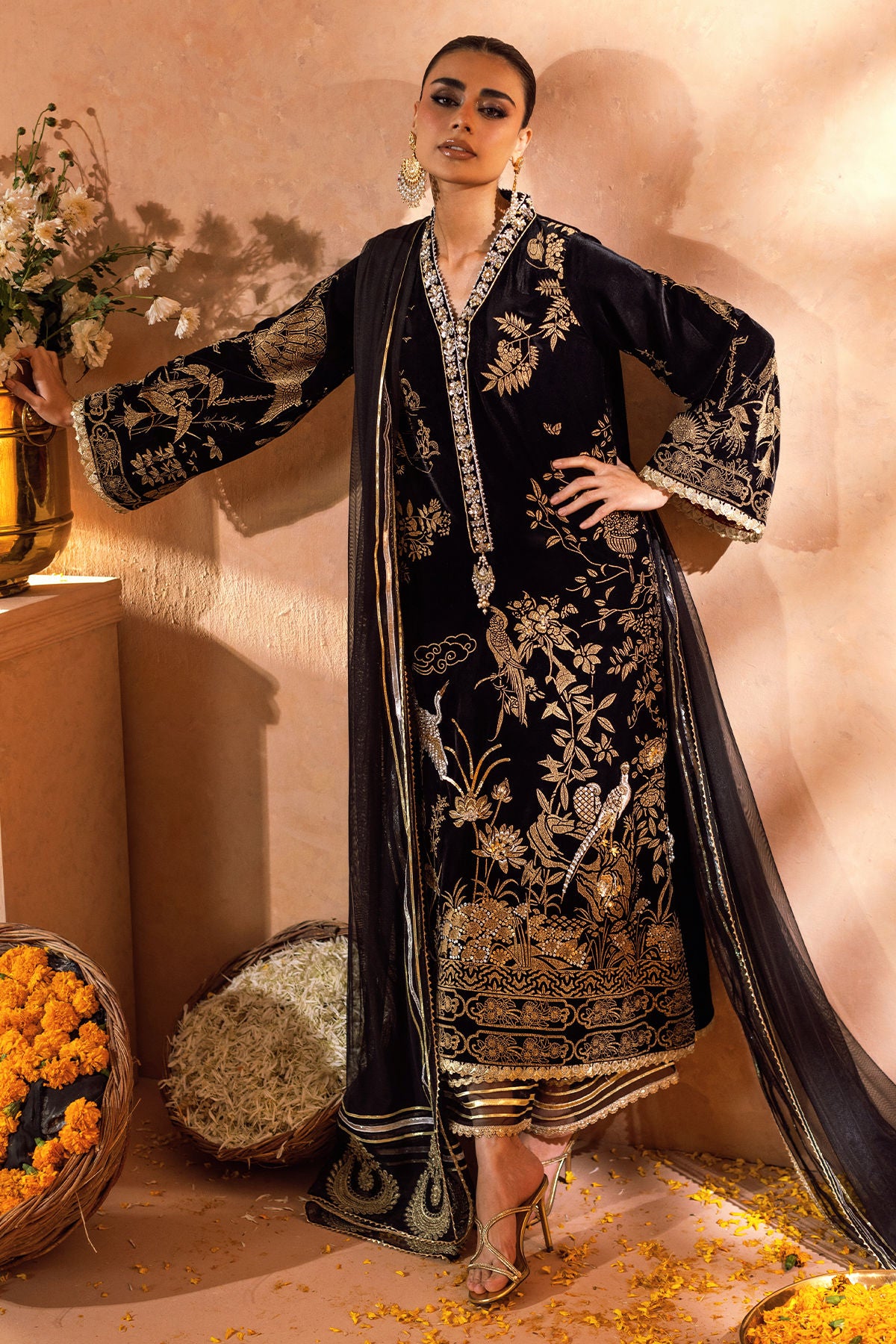Bareeza (Shirt, Pants and Dupatta)