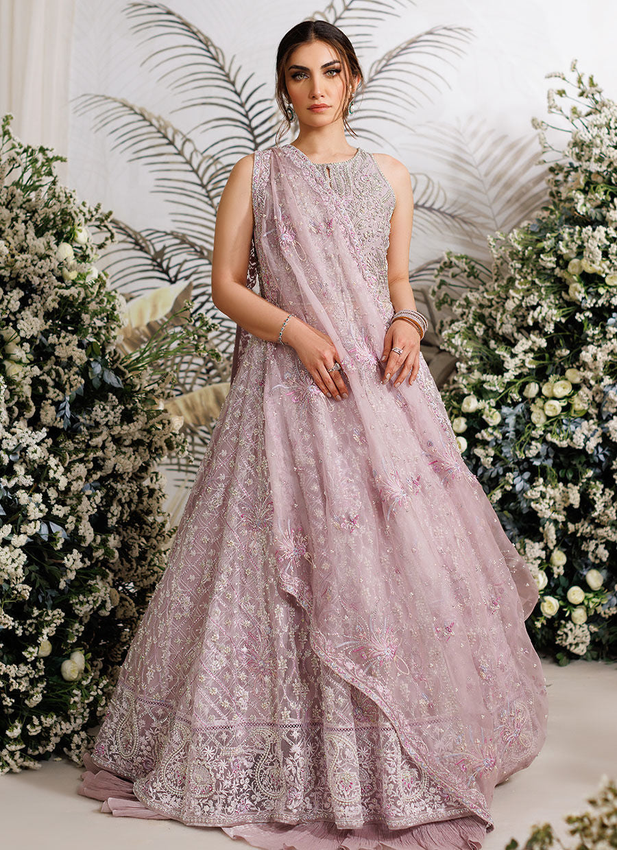 Farah Talib Aziz – Iris Mauve Kalidaar Style