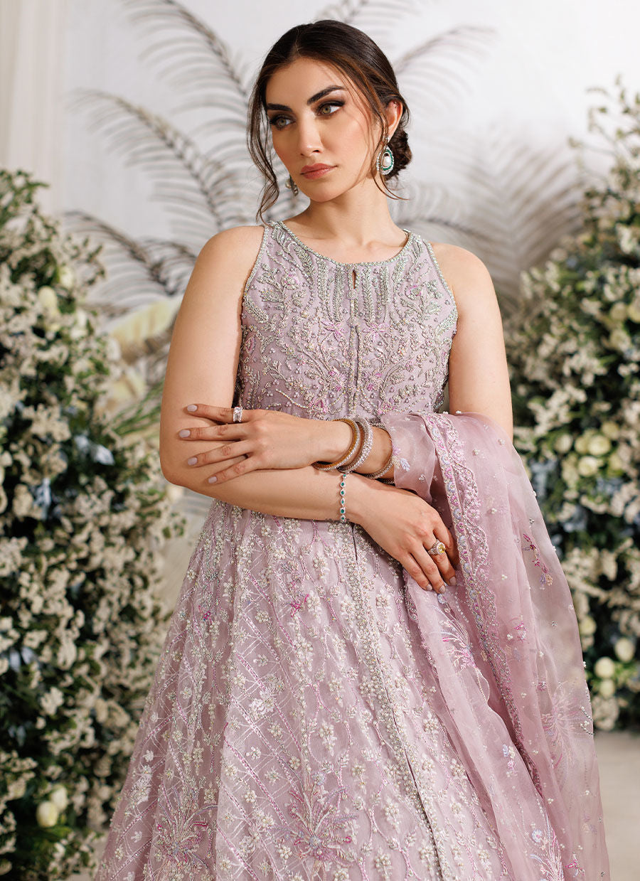 Farah Talib Aziz – Iris Mauve Kalidaar Style