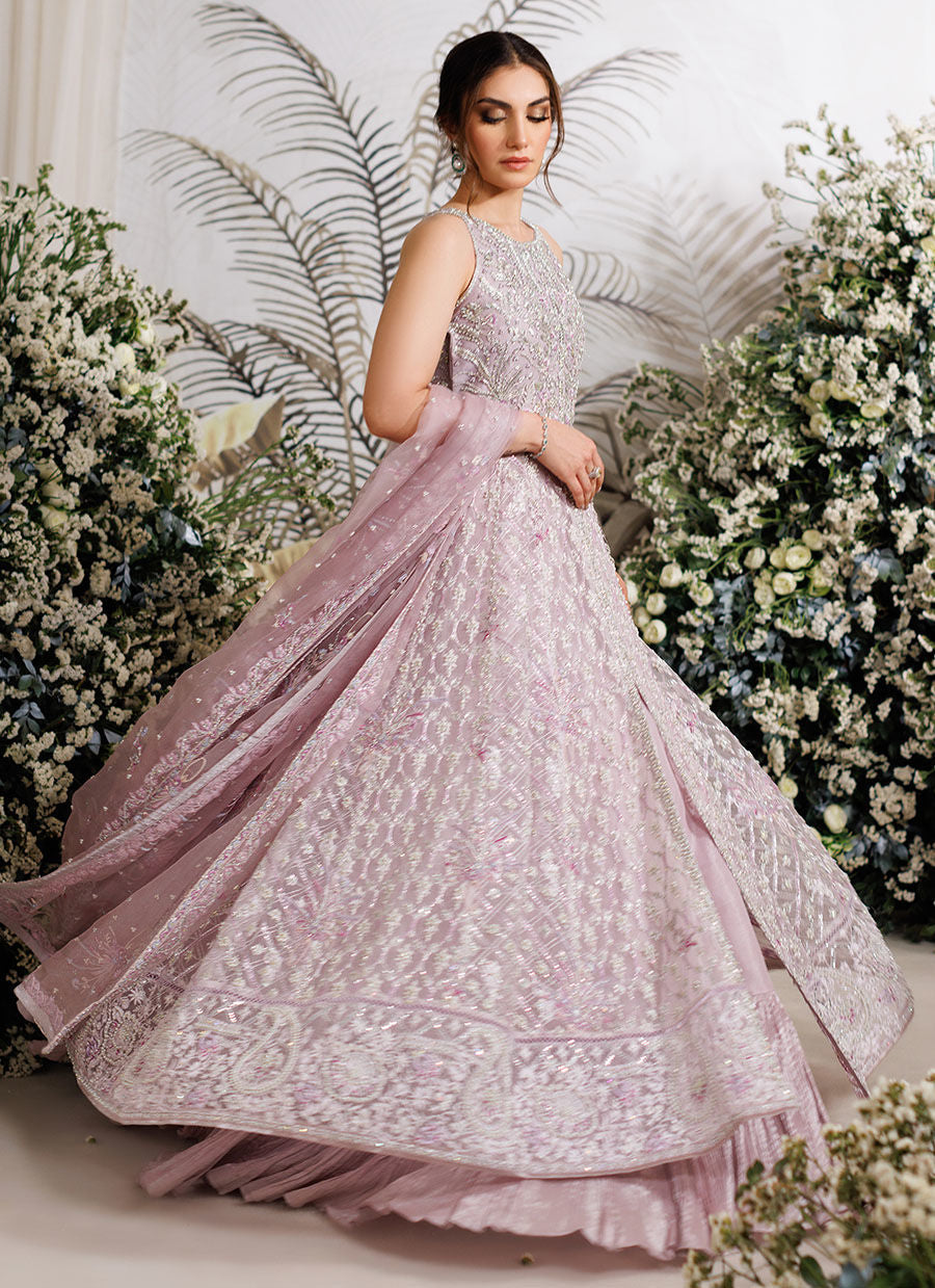 Farah Talib Aziz – Iris Mauve Kalidaar Style