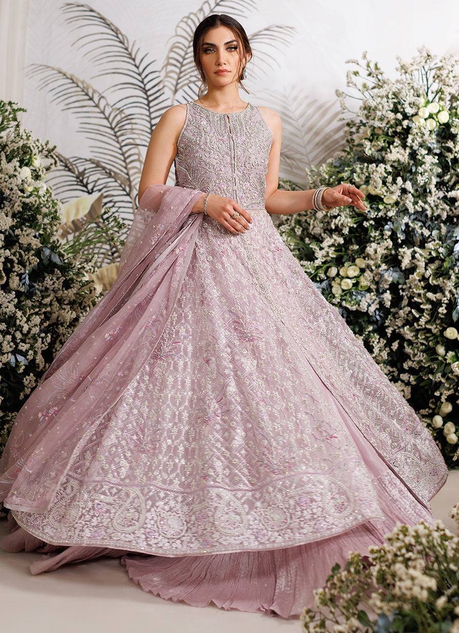 Farah Talib Aziz – Iris Mauve Kalidaar Style