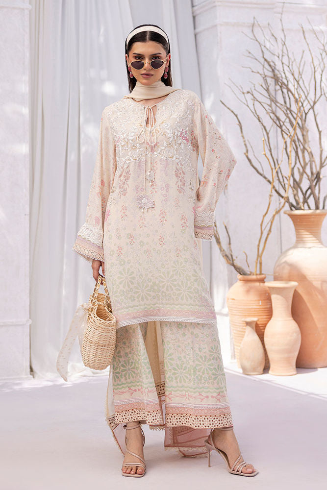 Sarah Shirt And Dupatta with Fine Embroidery | AJ