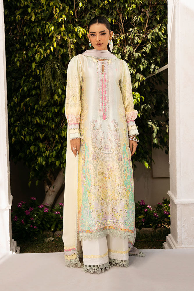 Aleena Shirt And Dupatta with Fine Embroidery | AJ