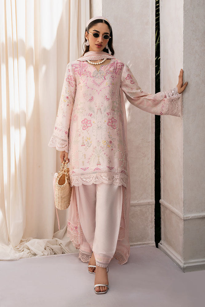 Mahira Shirt And Dupatta with Fine Embroidery | AJ
