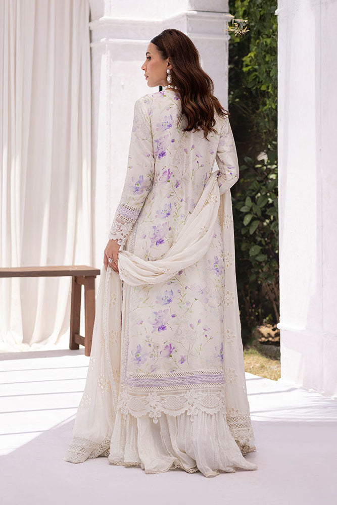Lila Shirt And Dupatta