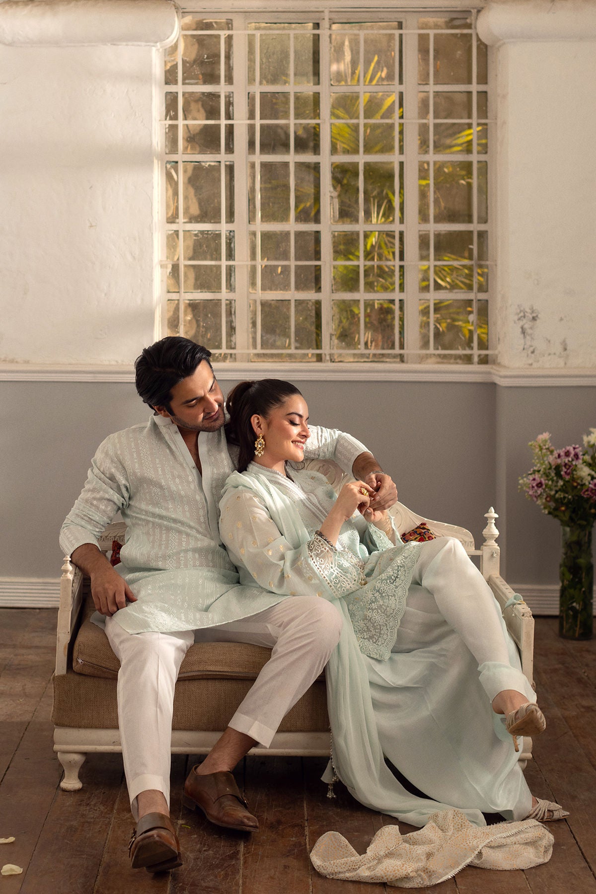 Aqs ( Shirt, Pants And Dupatta)