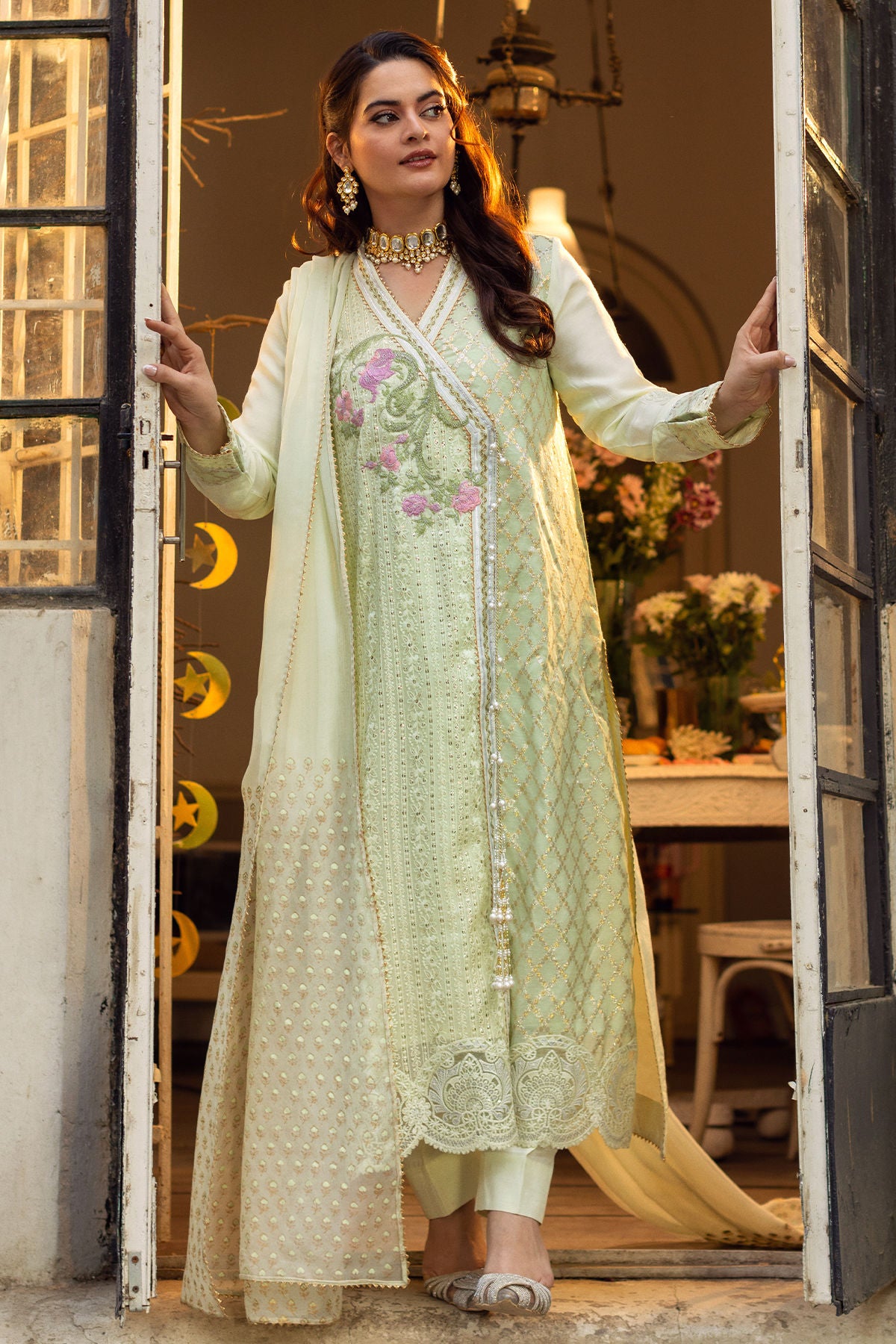 Rumina (Shirt, Pants And Dupatta)