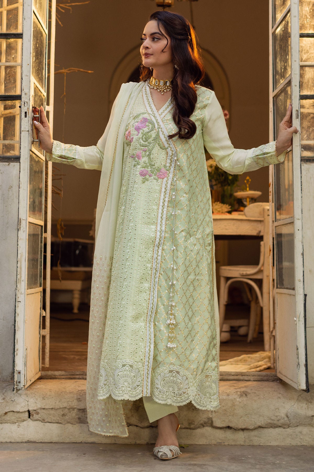Rumina (Shirt, Pants And Dupatta)