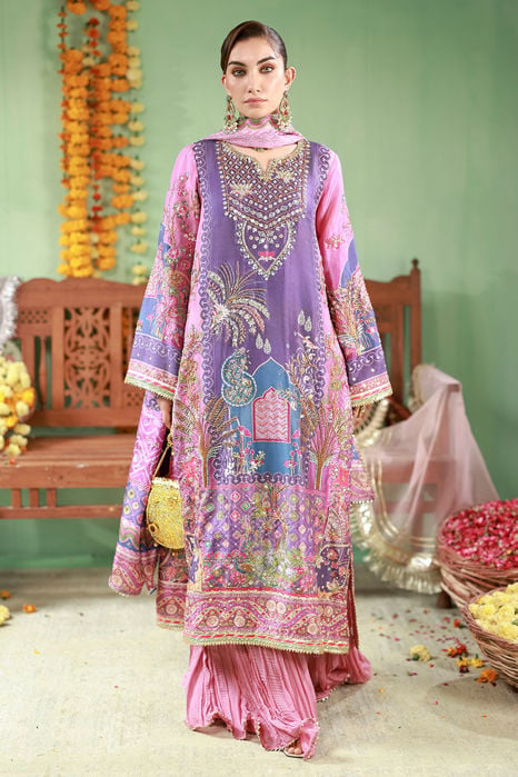 Sunlit Petals with Fine Embroidery | Ansab Jahangir