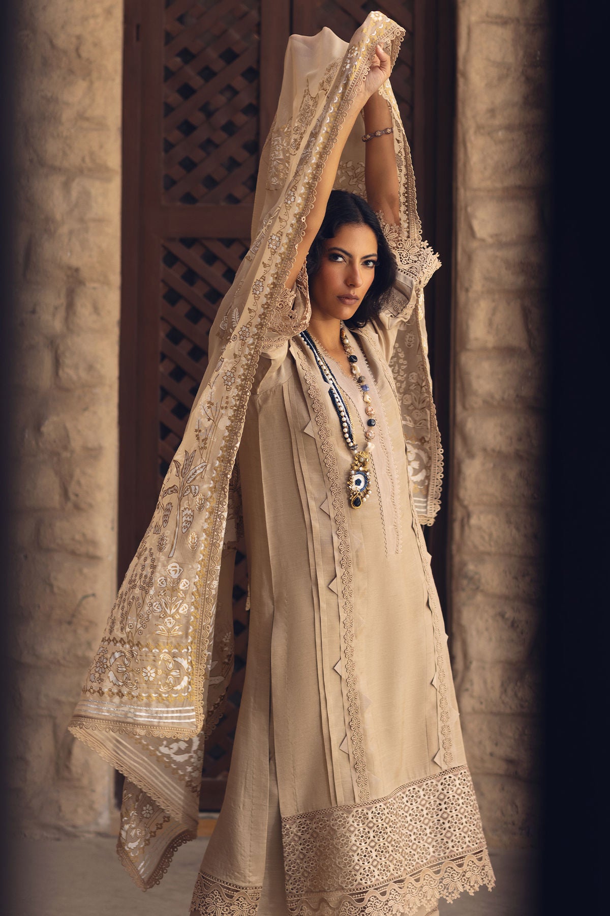 Uswa (Shirt, Pants And Dupatta)
