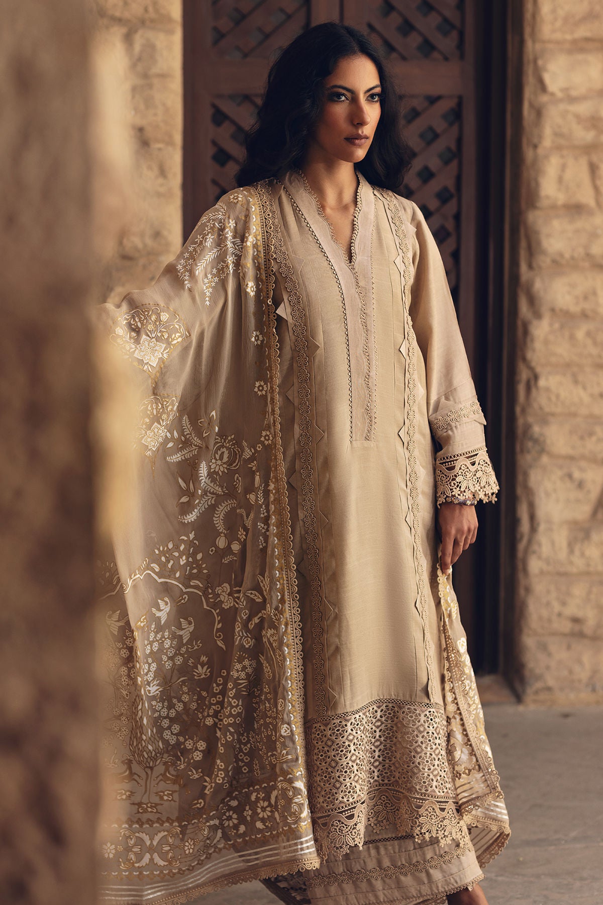 Uswa (Shirt, Pants And Dupatta)