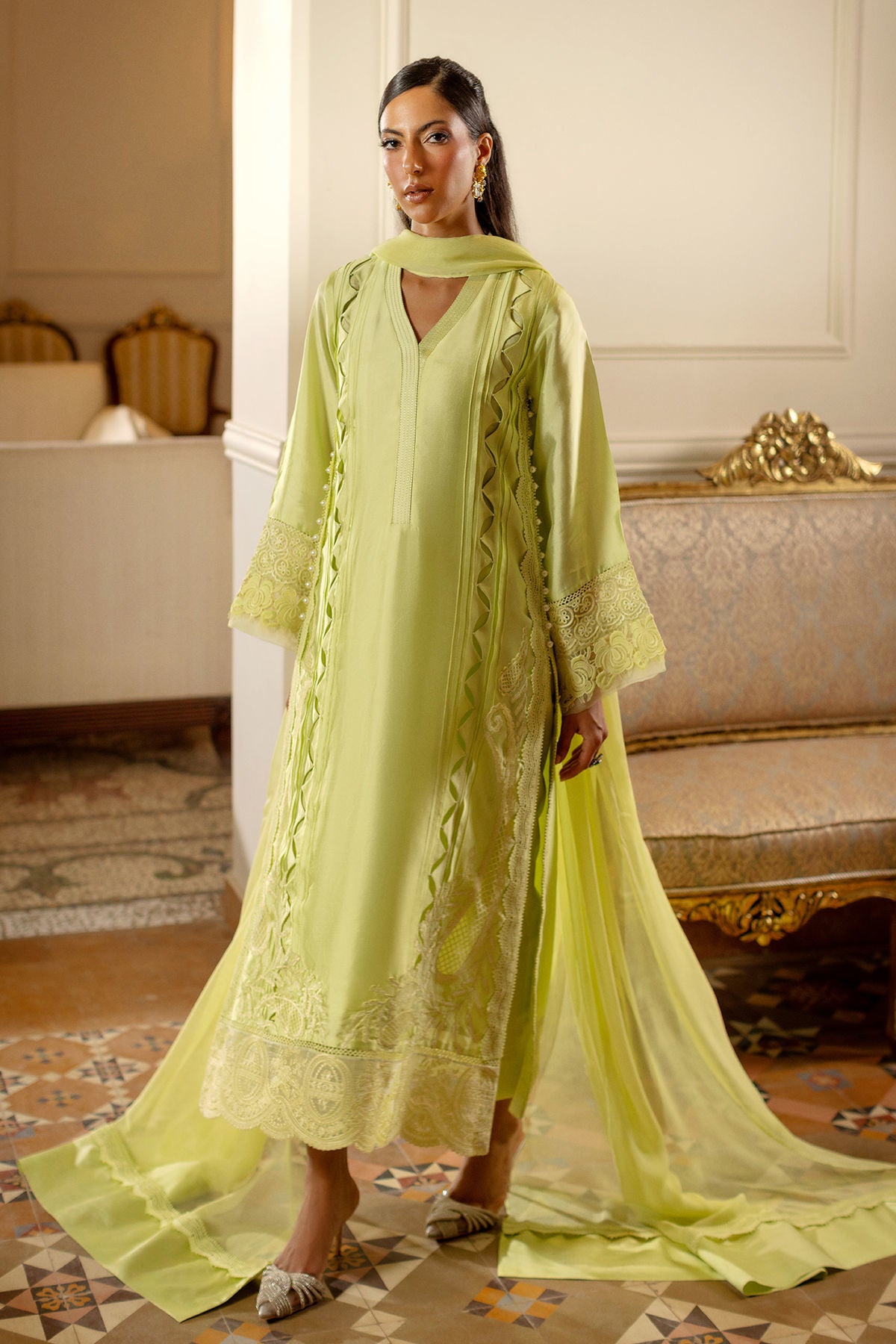 Zarrin (Shirt, Pants And Dupatta)
